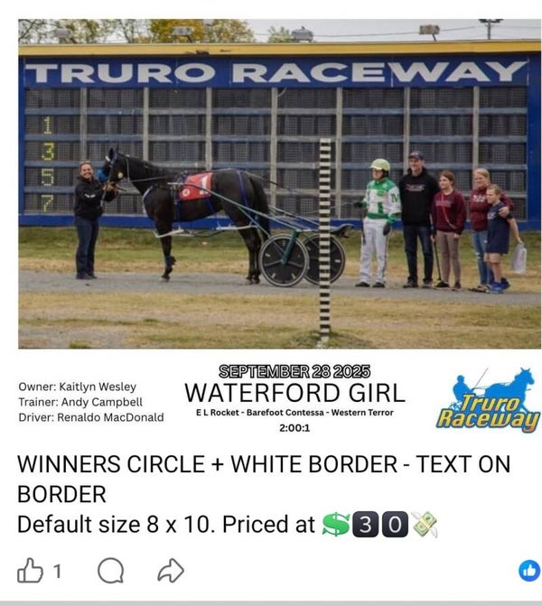 Winners Circle only with Border 8x10