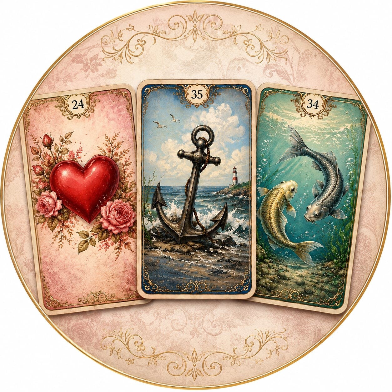 Madame-Lenormand-Karten von Kartenlegerin
