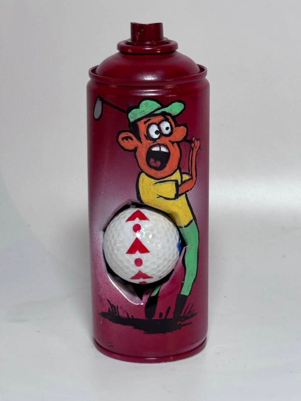 Joyeux golfeur