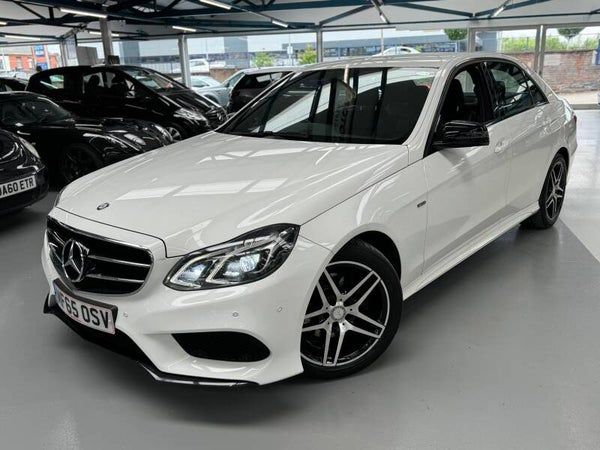 2015 MERCEDES E220 BLUETEC AMG NIGHT EDITION G-TRONIC PLUS WHITE AUTO