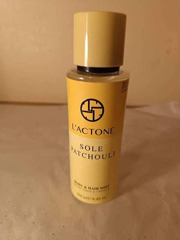 Brume corps et cheveux sol patchouli l'acétone
