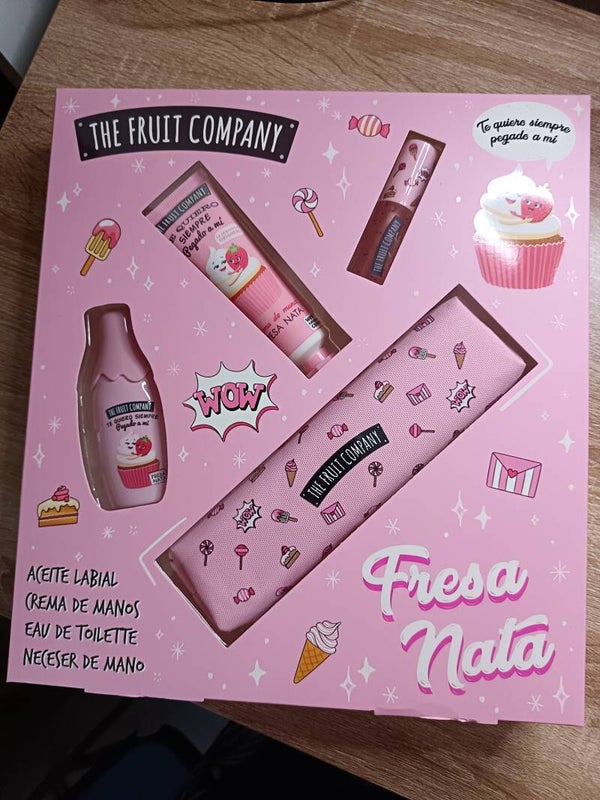 Coffret 4 pieces fraise chantilly