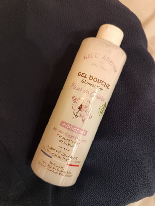 Gel douche au lait d'ânesse bio Fleur de cerisier