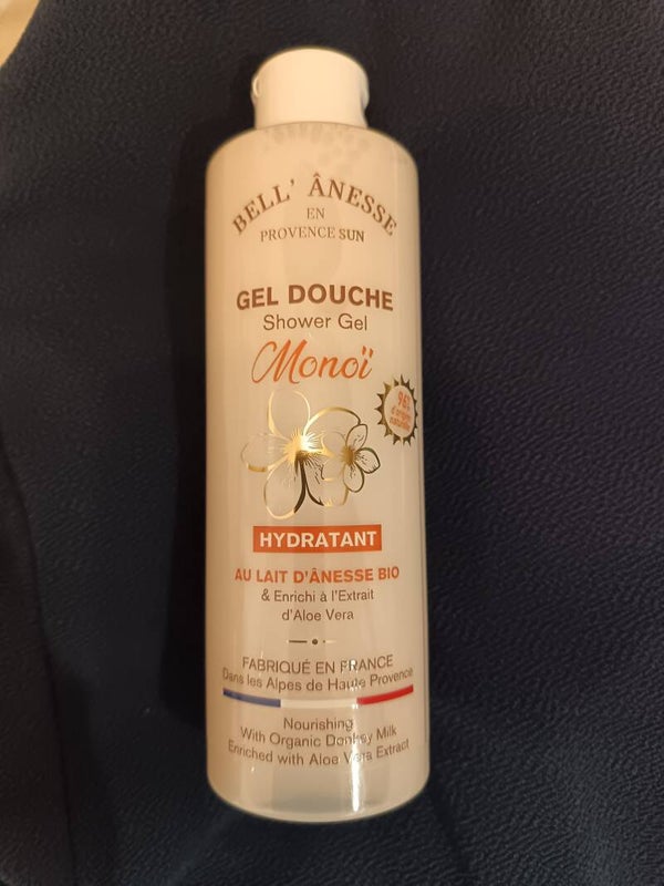 Gel douche au lait d'ânesse et monoi