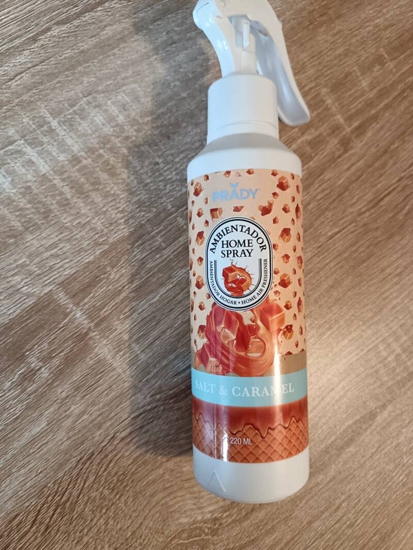 Spay maison et tissu caramel beurre salé