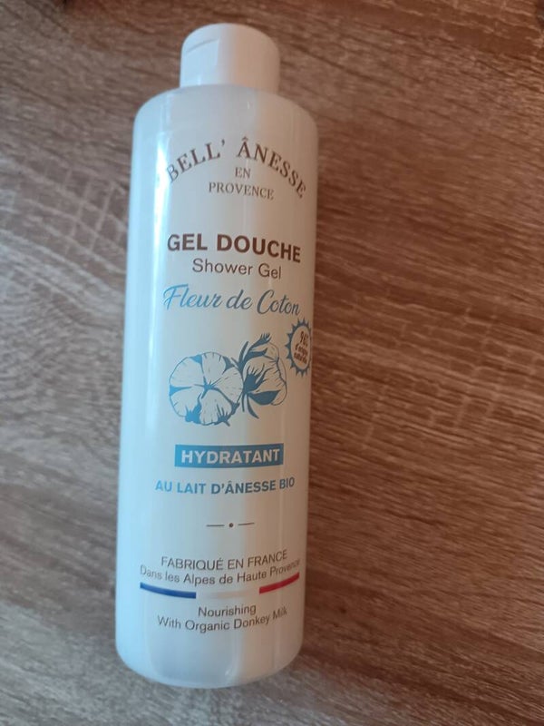 Gel douche lait d'ânesse au lait de coton
