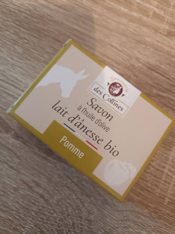 Savon aux lait d'ânesse pomme