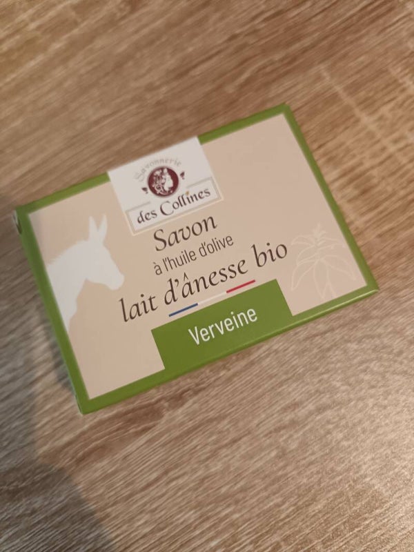 Savon aux lait d'ânesse verveine