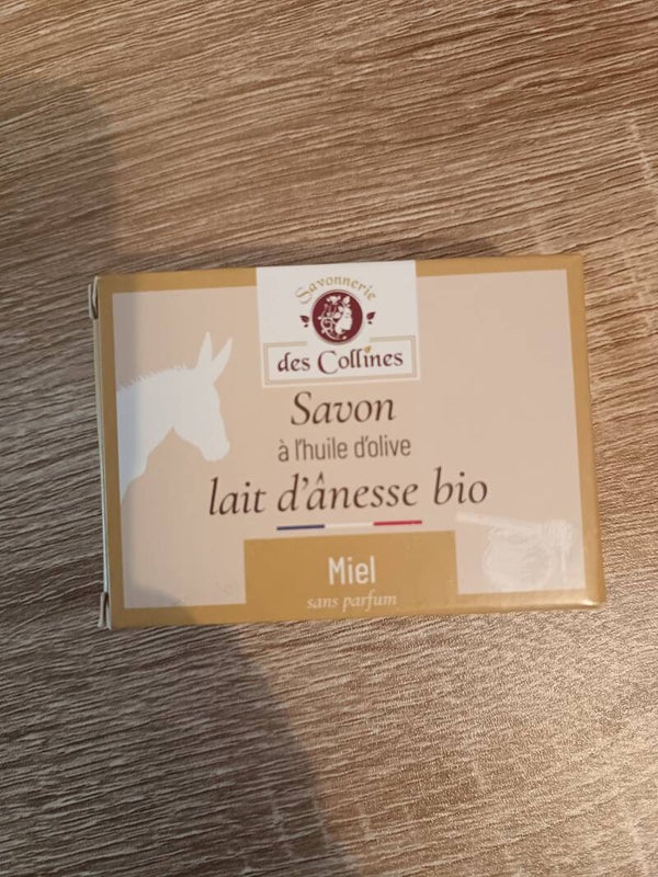 Savon aux lait d'ânesse miel