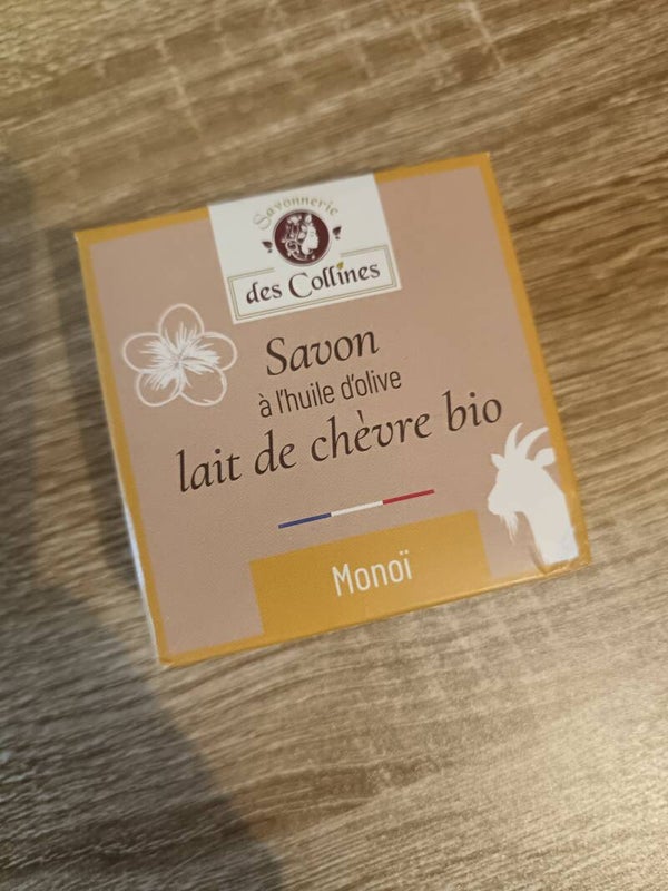 Savon aux lait chèvre monoi