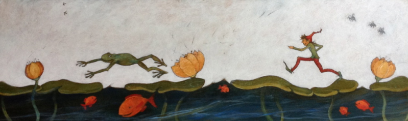 icatoo kinderkamer kunst, schilderij illustratie