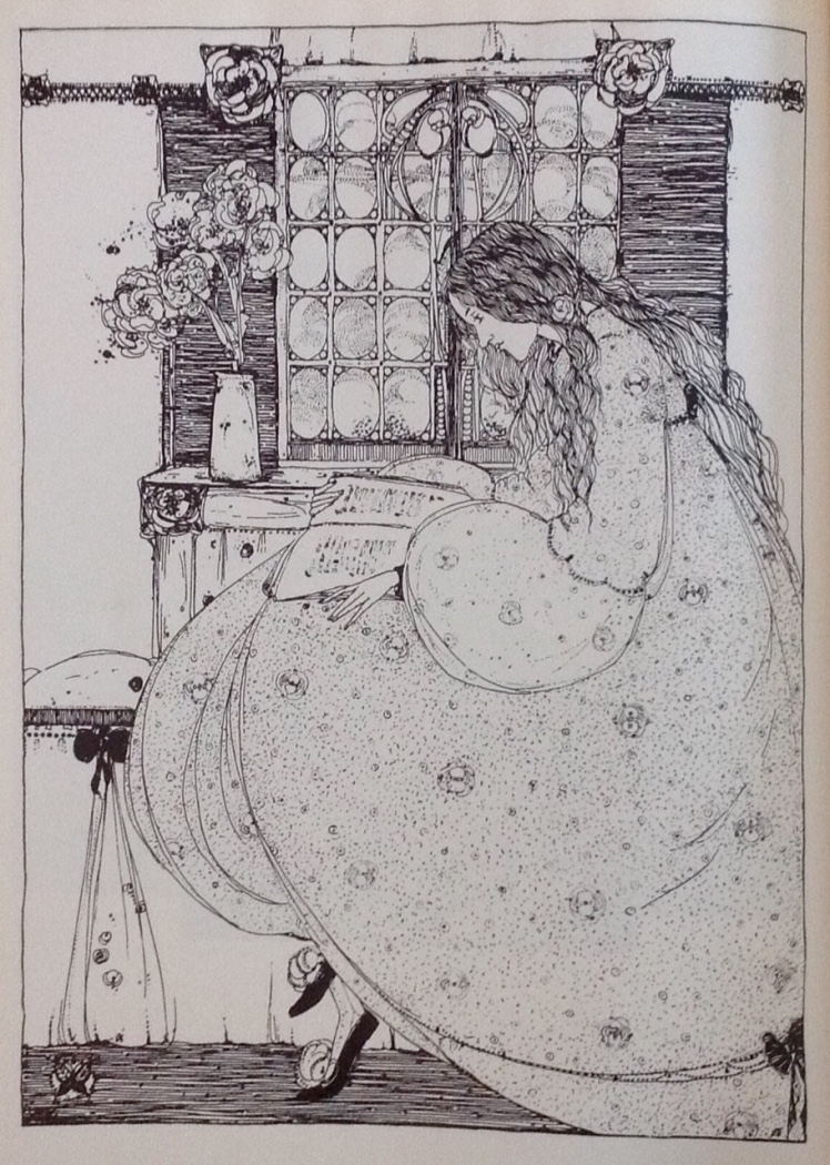 art deco illustratie muurschildering