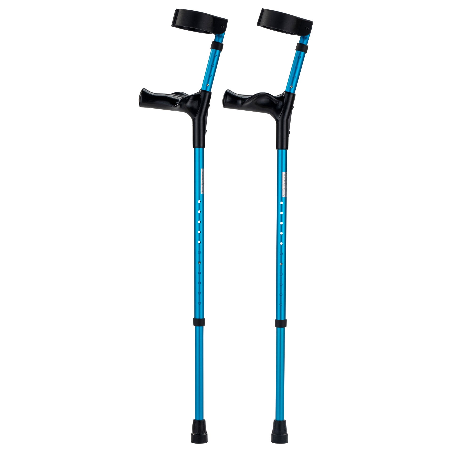 Elleboogkrukken anatomisch- blauw