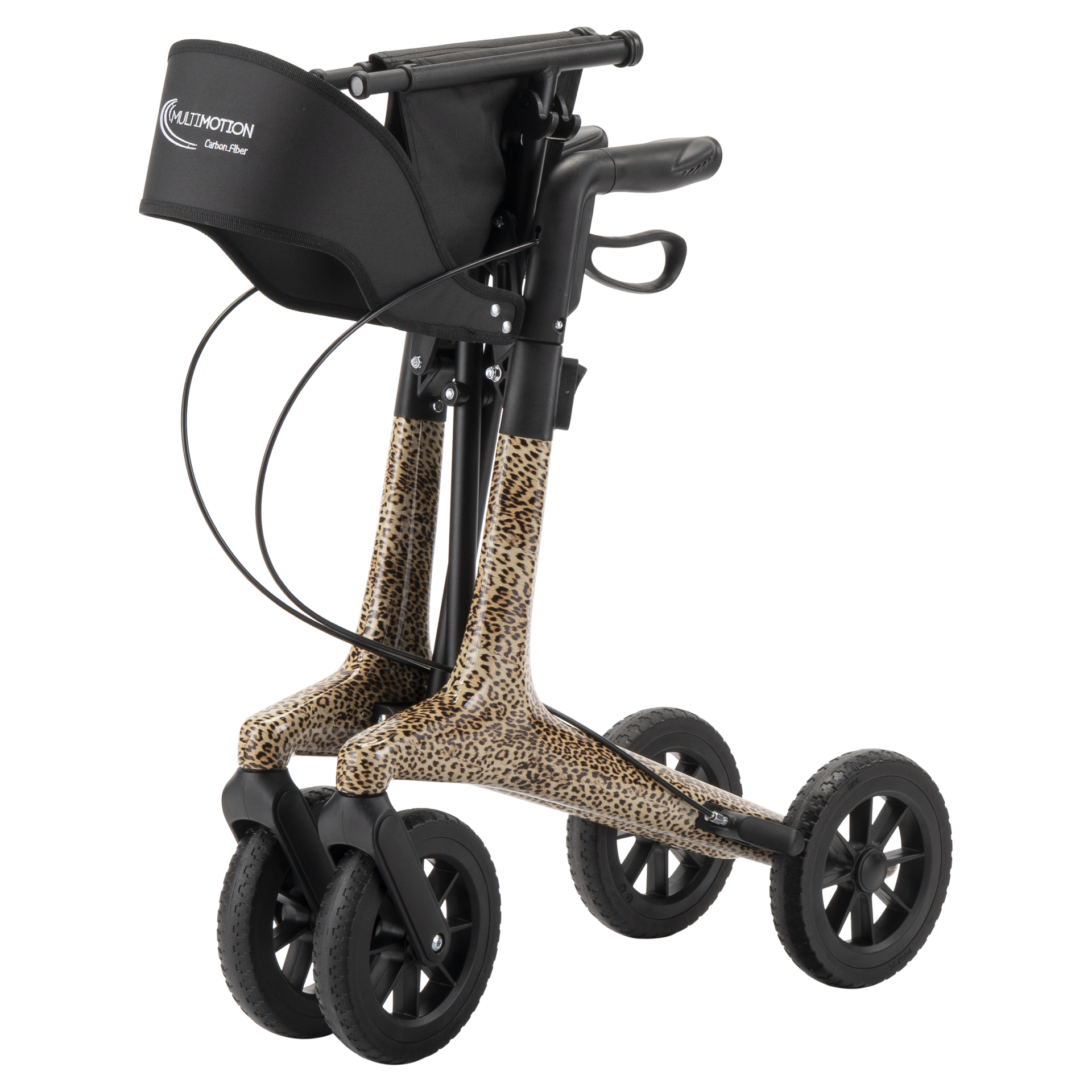 Carbon rollator met panterprint
