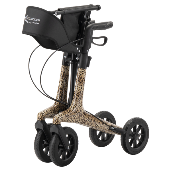 Carbon rollator met panterprint
