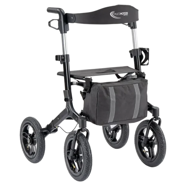 Multi Motion Outdoor rollator - Black