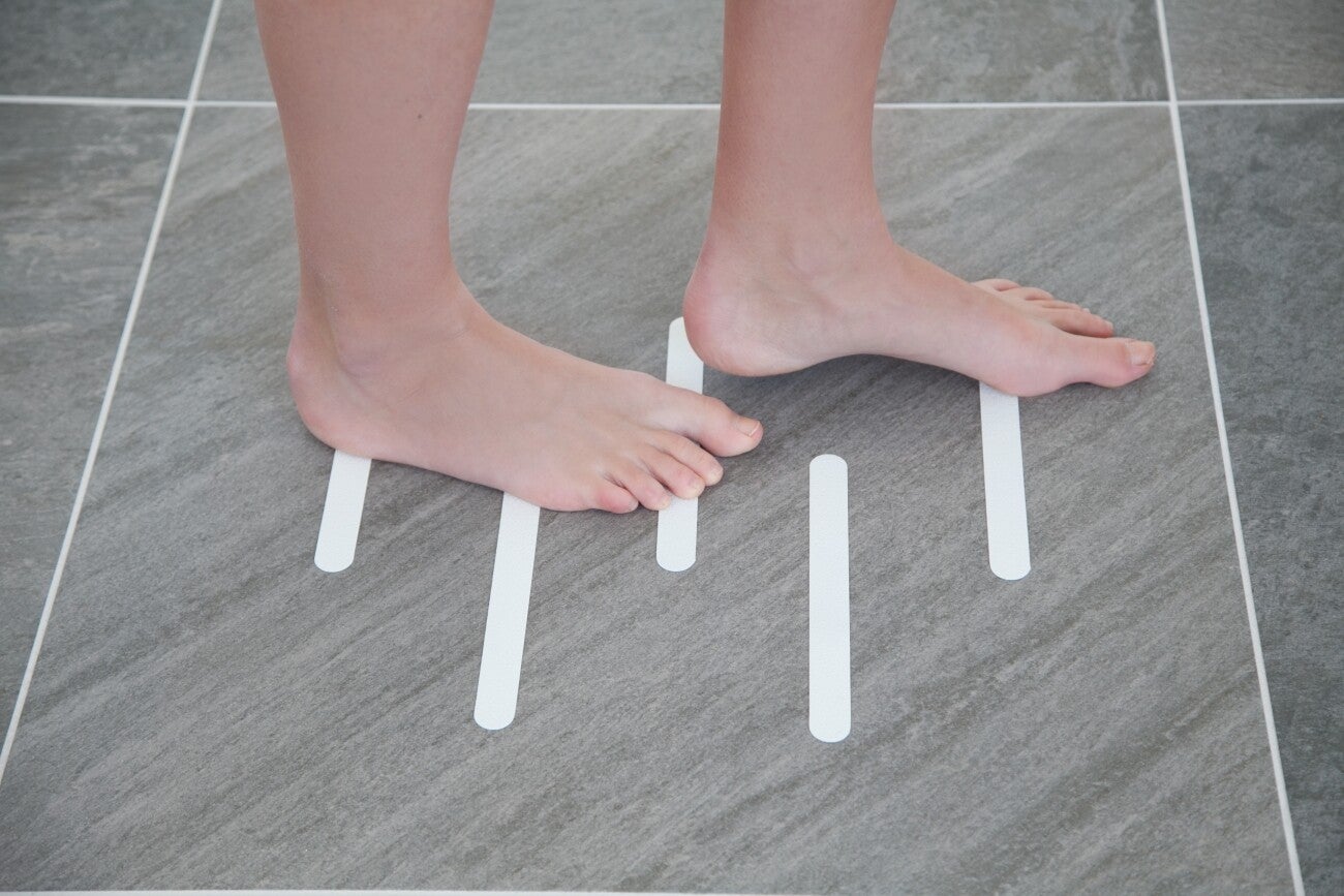 Anti-slip stripes