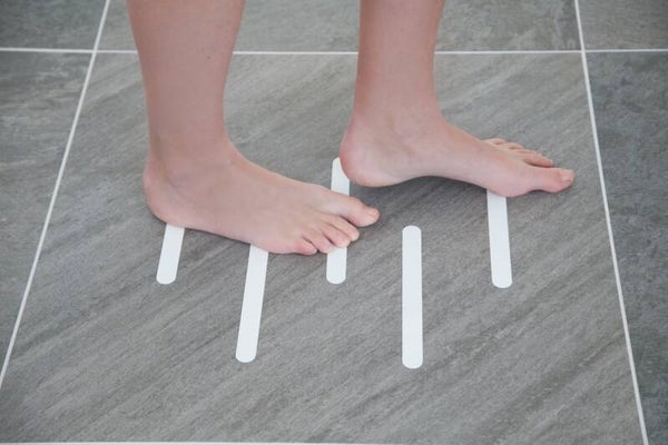 Anti-slip stripes