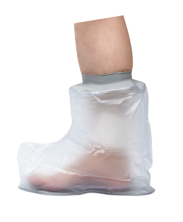 Gipshoes met siliconen rand - voet