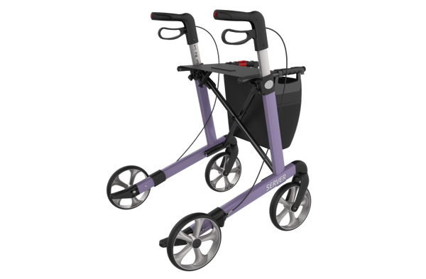 Rollator Server Large gewicht: 7,2 kg.
