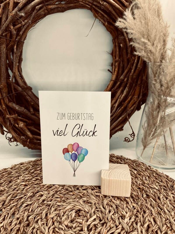 Postkarte "Zum Geburtstag“
