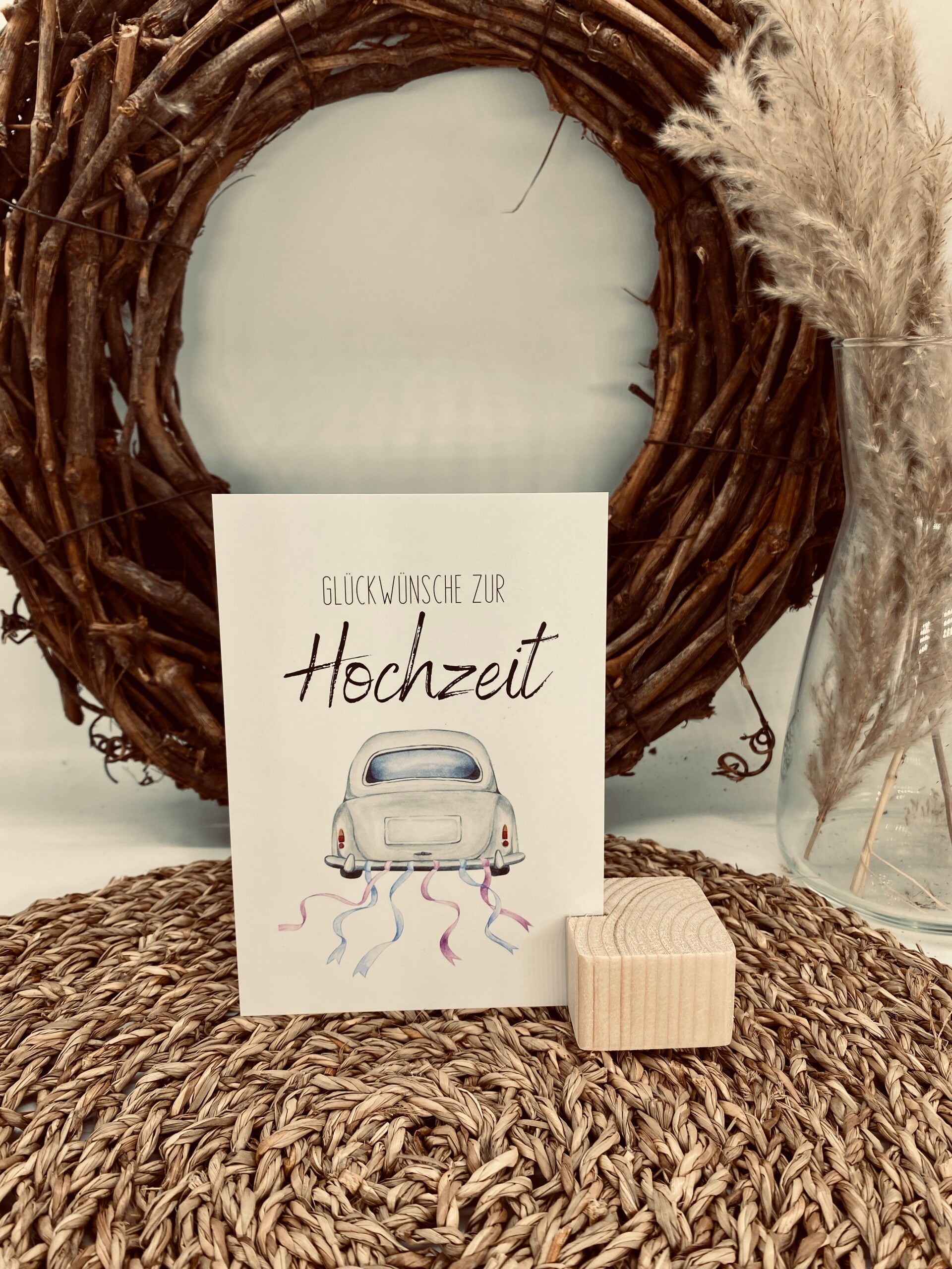 Postkarte "Hochzeit“