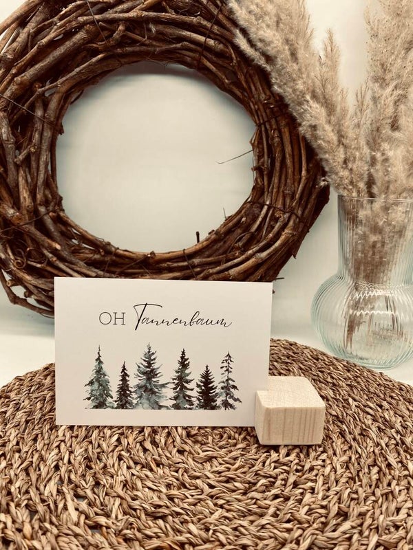 Postkarte "Oh Tannenbaum"