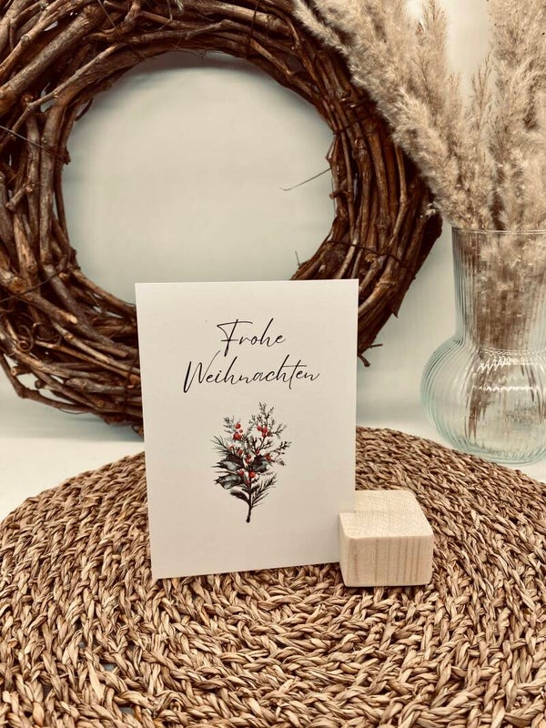 Postkarte "Frohe Weihnachten"