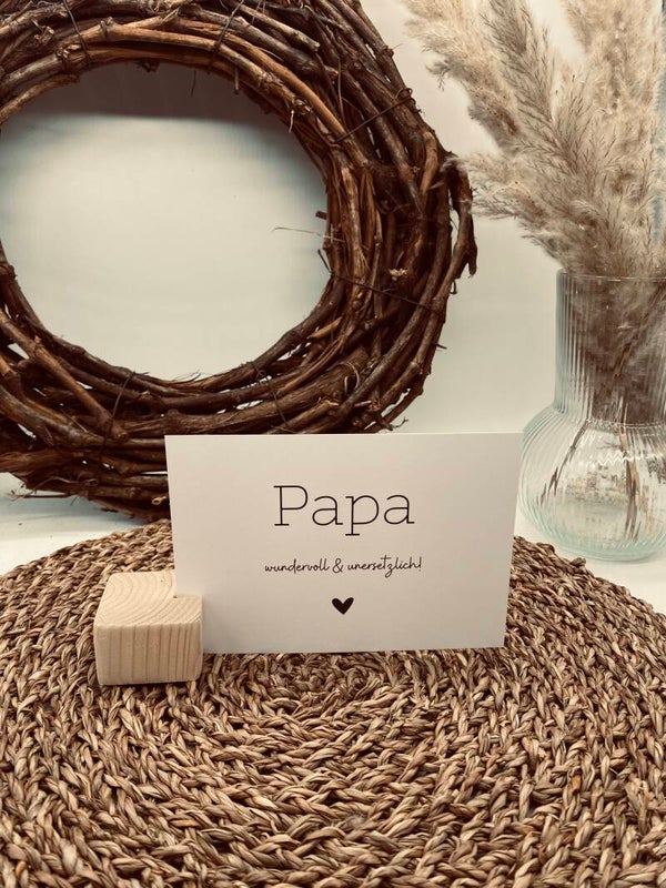 Postkarte "Papa“