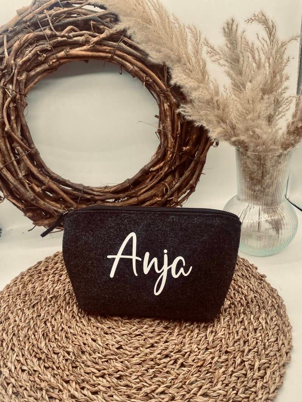 Filzmäppchen mit Name