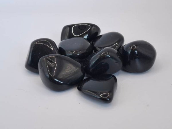 Obsidiaan trommelstenen 2,5 - 3,5 cm