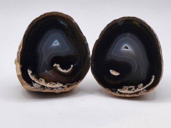 Agaat geode (paar)