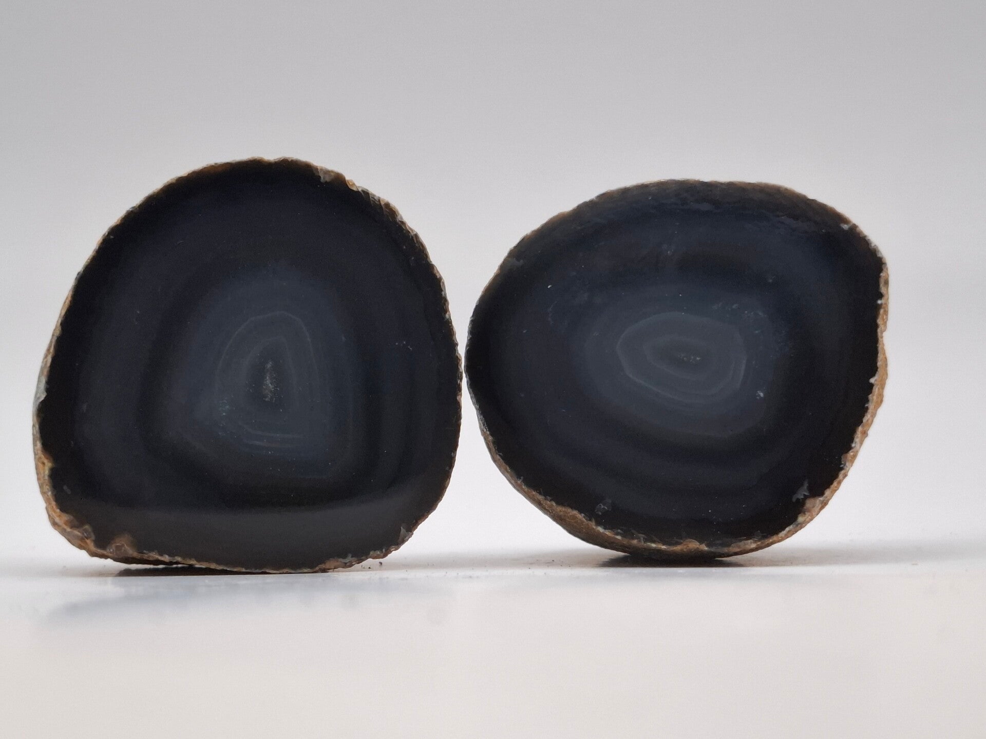 Agaat geode (paar)