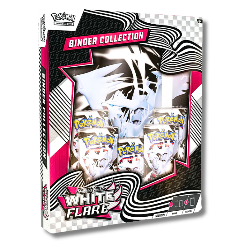 Pokemon White Flare Binder Collection Box