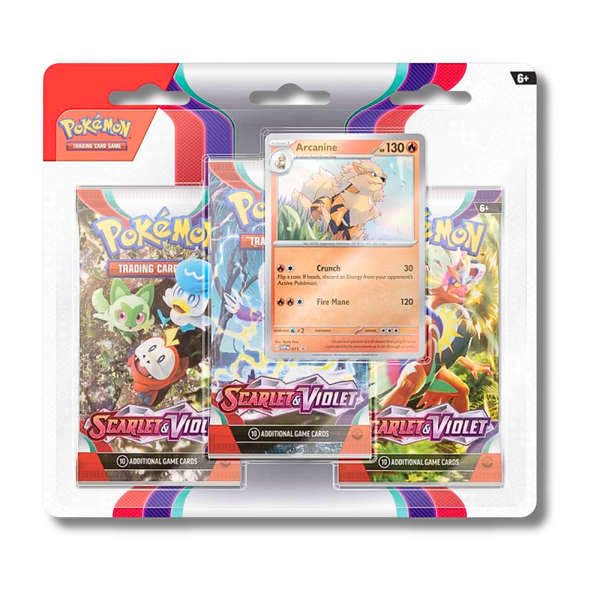 Scarlet & Violet Base 3-pack Blister