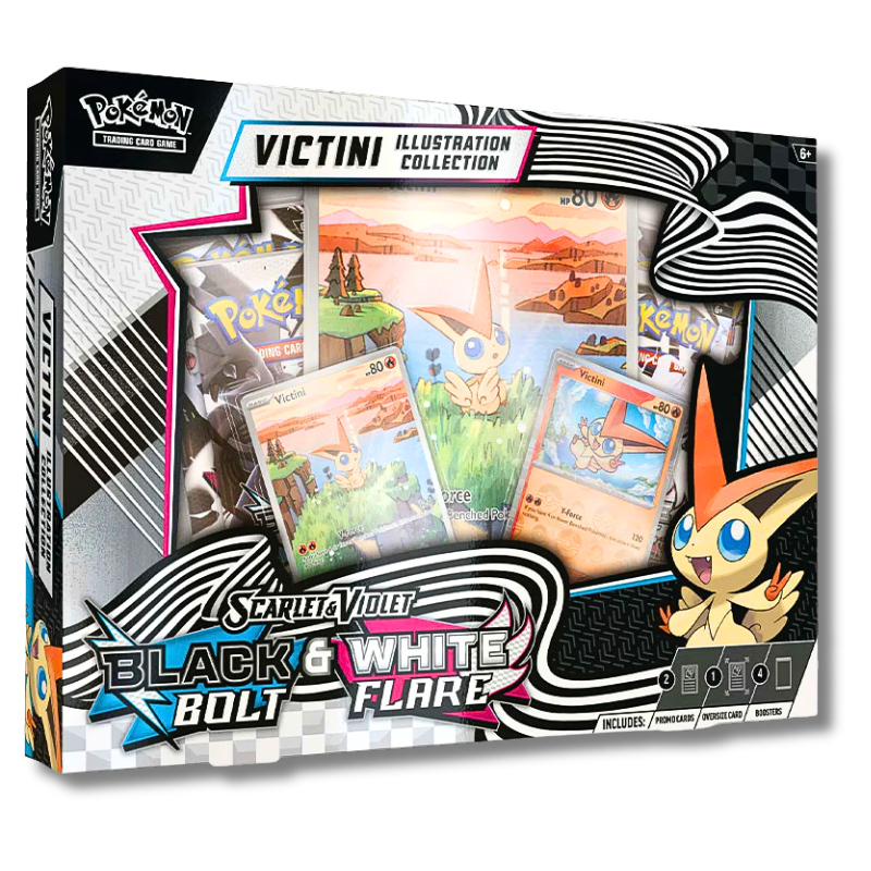 Pokemon Black Bolt & White Flare Illustration Collection Box
