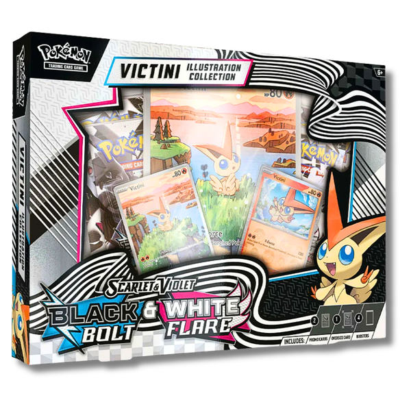 Pokemon Black Bolt & White Flare Illustration Collection Box