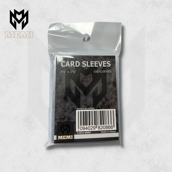 MEMI Card Sleeves Soft Transparant 100 Stuks