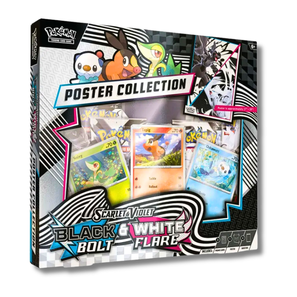 Pokemon Black Bolt & White Flare Poster Collection Box