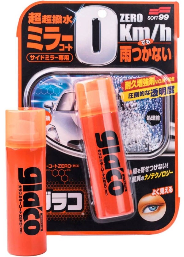 Soft99 Glaco Mirror Coat Zero spray - X-Rain Repellent 40ml