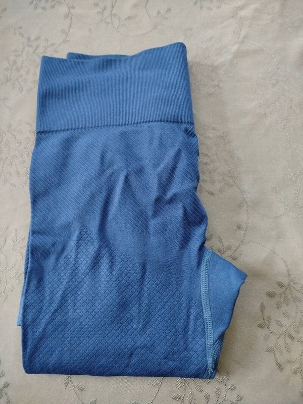 Pantacourt, femme, bleu