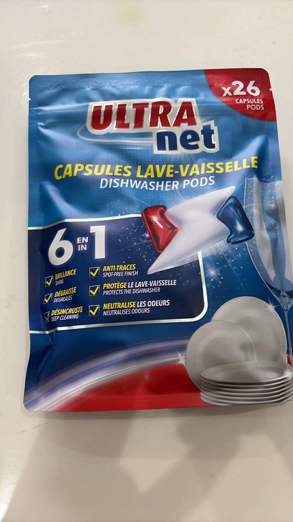 Capsules lave-vaisselle