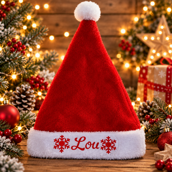 bonnet de noël personnalisé