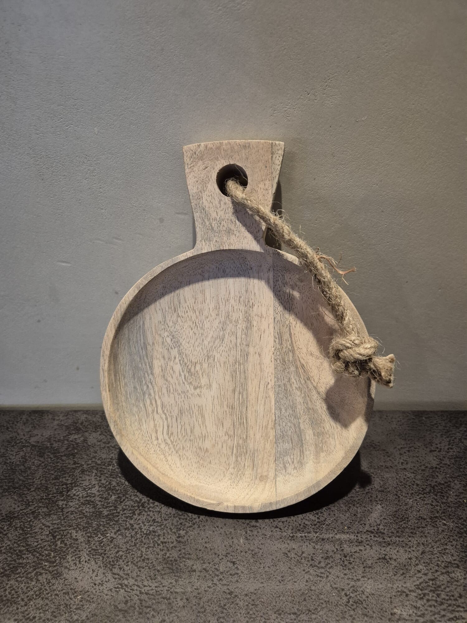 Serveerschaal rond - 15 cm doorsnede Mango Hout