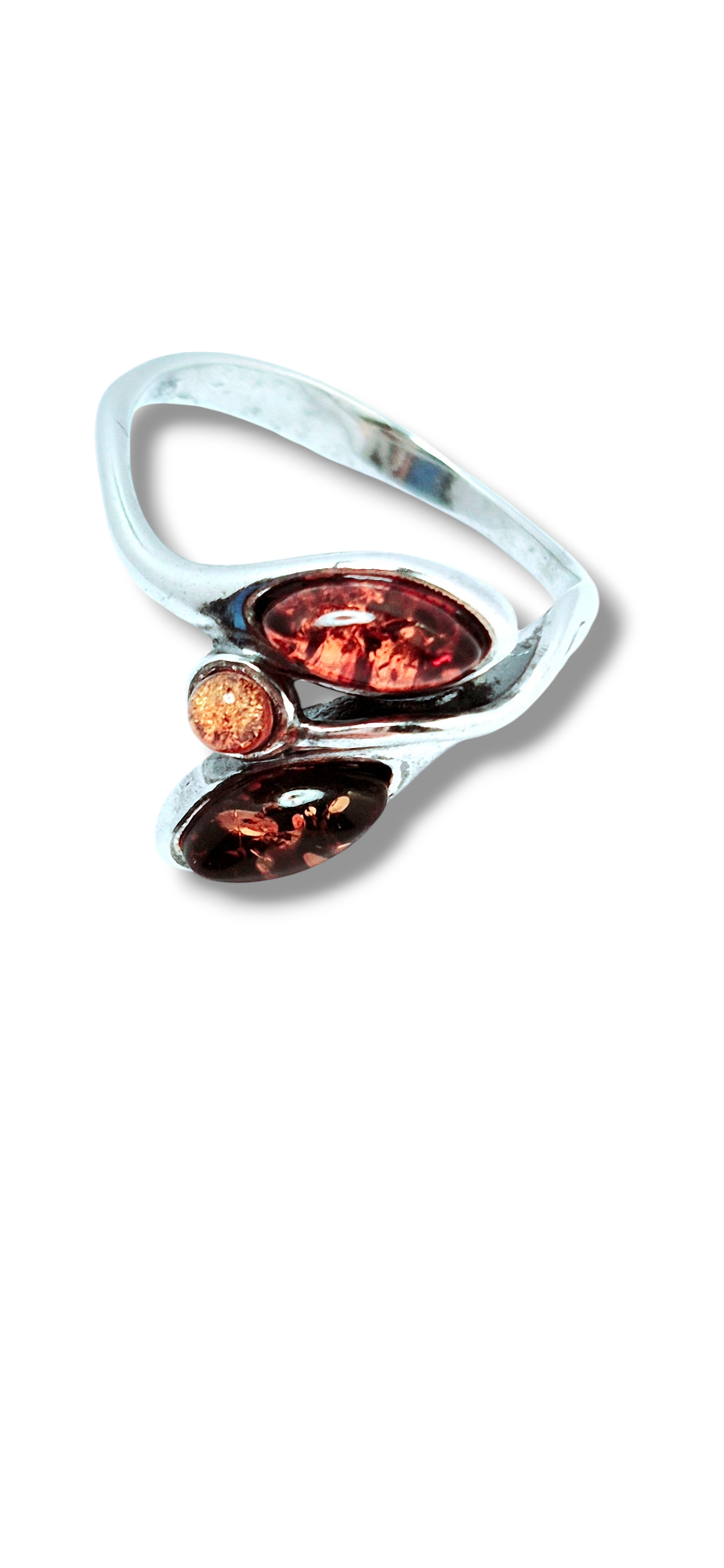 Multicolor Amber Ring – A Stunning Fusion of Nature’s Finest Hues