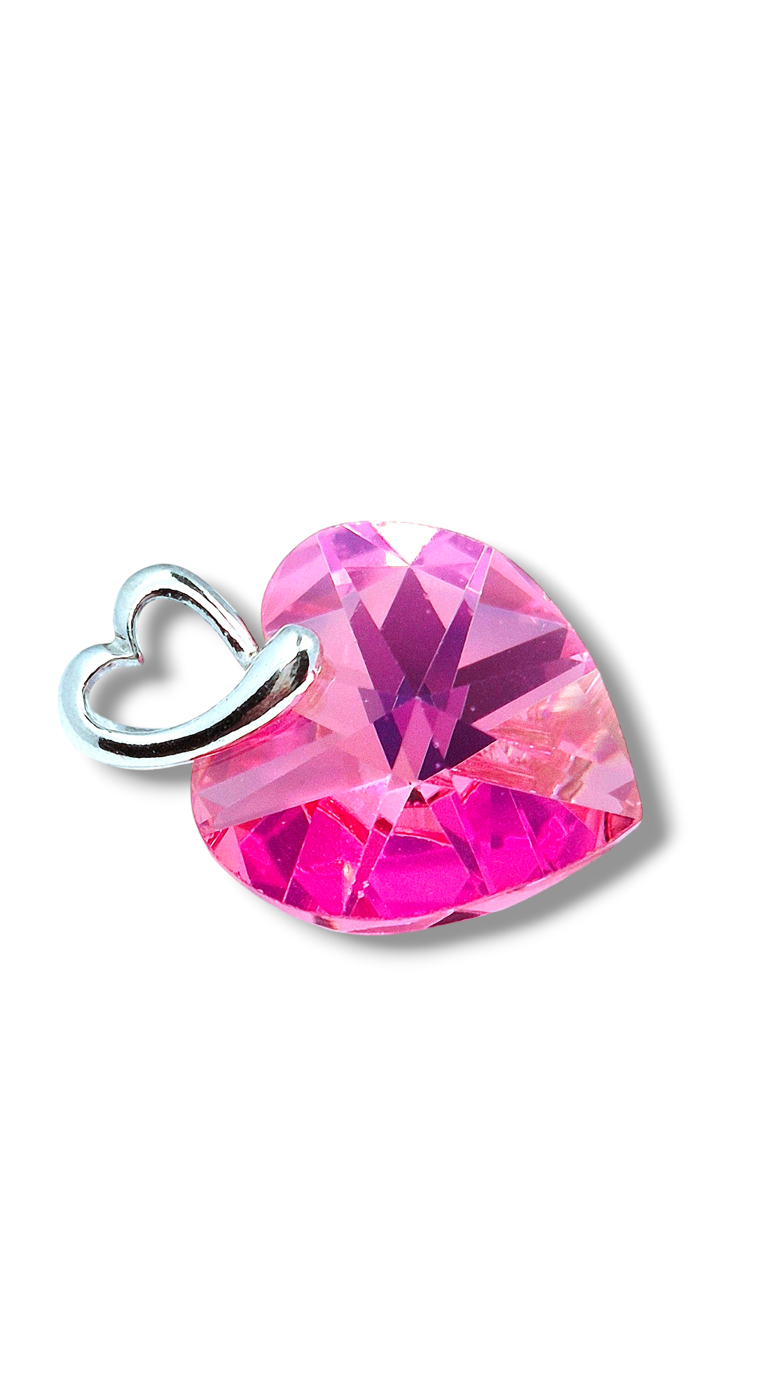 Swarovski Pink Heart Crystal Pendant