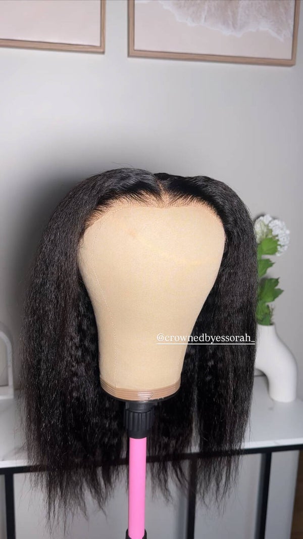 Kinky Straight Wear and Go Glueless Wig
