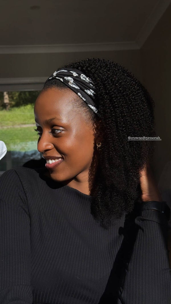 Afro Curly Headband Wig