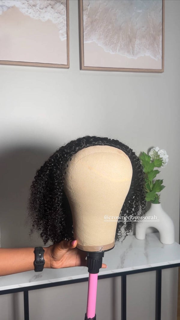 Kinky Curly Half Wig