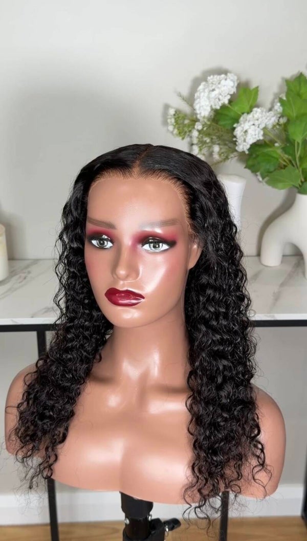 Water wave curly 9*6 Wear and Go Glueless Wig – Beginner Friendly, Gives a Natural Hairline